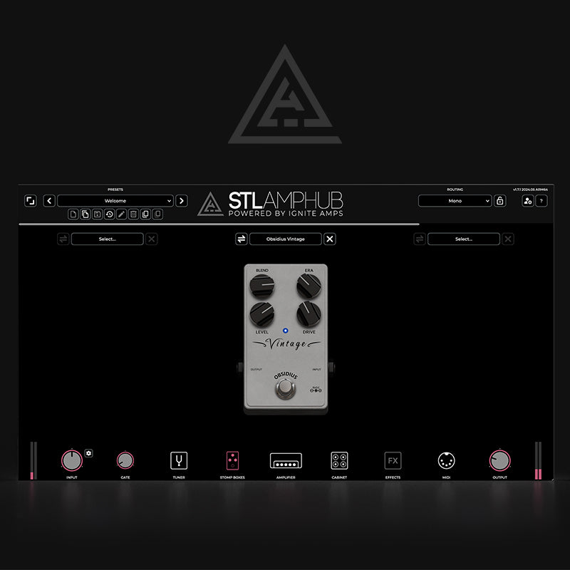 AmpHub - Obsidius Vintage Model