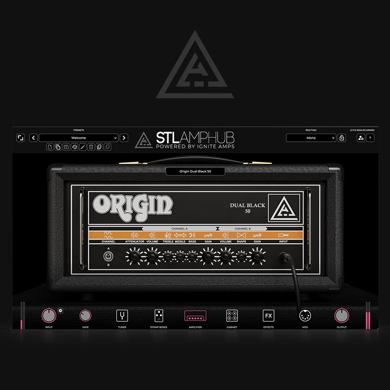 AmpHub - Origin Dual Black 50 Model