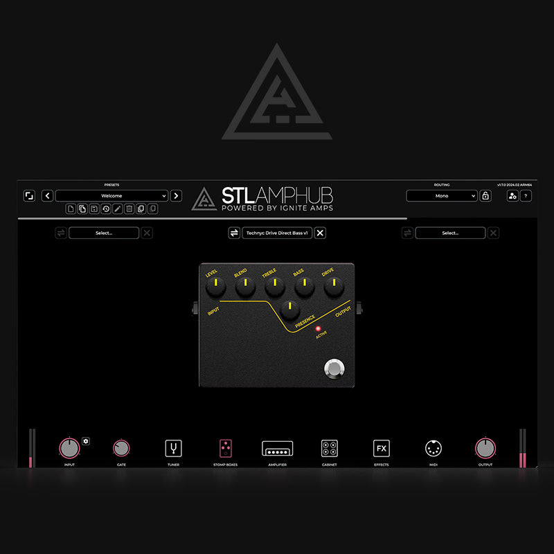 STL AmpHub - Technyc Drive Direct Bass v1 Model